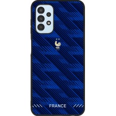 Coque Samsung Galaxy A13 5G - Silicone rigide noir Maillot de football France 2026 personnalisable