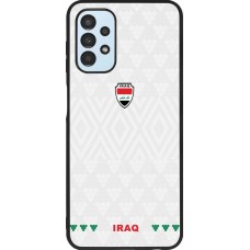 Coque Samsung Galaxy A13 5G - Silicone rigide noir Maillot de football Irak 2026 personnalisable