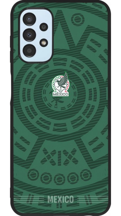 Coque Samsung Galaxy A13 5G - Silicone rigide noir Maillot de football Mexique 2026 personnalisable