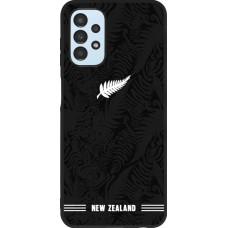 Coque Samsung Galaxy A13 5G - Silicone rigide noir Maillot de football Nouvelle-Zélande 2026 personnalisable