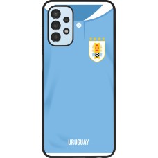 Samsung Galaxy A13 5G Case Hülle - Silikon schwarz Uruguay 2022 personalisierbares Fussballtrikot