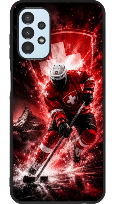 Coque Samsung Galaxy A13 5G - Silicone rigide noir Hockey World Championship Player