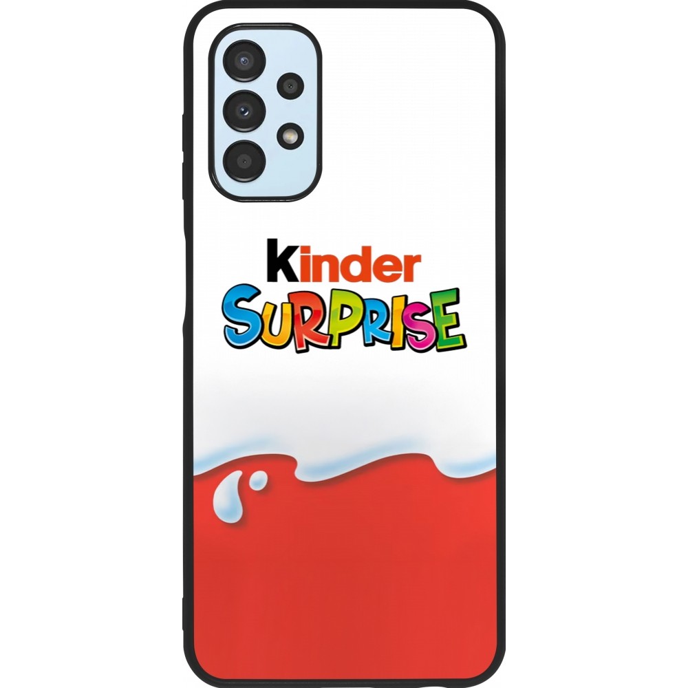 Samsung Galaxy A13 5G Case Hülle - Silikon schwarz Kinder Surprise