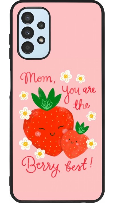 Coque Samsung Galaxy A13 5G - Silicone rigide noir Mom 2026 Berry best
