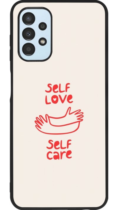 Coque Samsung Galaxy A13 5G - Silicone rigide noir Saint Valentines Day 26 Self love self care