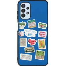 Coque Samsung Galaxy A13 5G - Silicone rigide noir Seals of the Dominican Republic DTMF