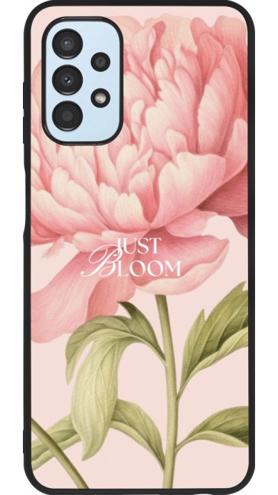 Coque Samsung Galaxy A13 5G - Silicone rigide noir Just Bloom 2026