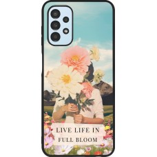 Coque Samsung Galaxy A13 5G - Silicone rigide noir Live life in full moon 2026