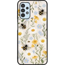 Coque Samsung Galaxy A13 5G - Silicone rigide noir Pattern bees 2026