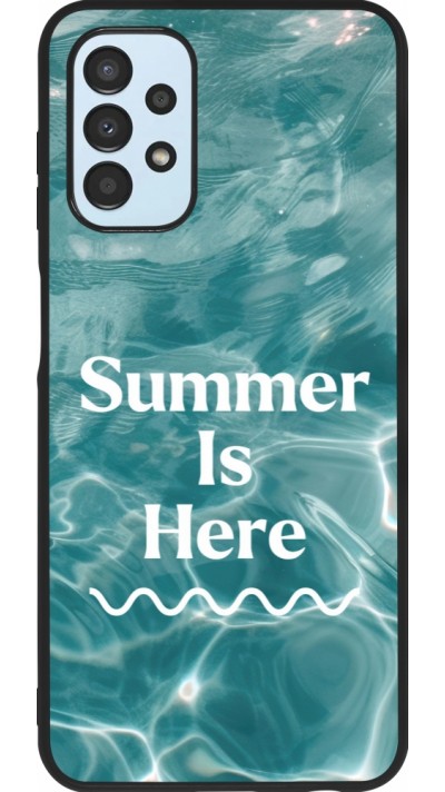 Coque Samsung Galaxy A13 5G - Silicone rigide noir Summer 2025 Summer is here
