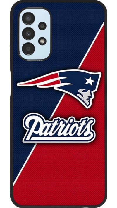 Coque Samsung Galaxy A13 5G - Silicone rigide noir Super Bowl 26 Patriots 1