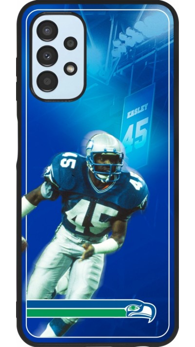Coque Samsung Galaxy A13 5G - Silicone rigide noir Super Bowl 26 Seattle 1