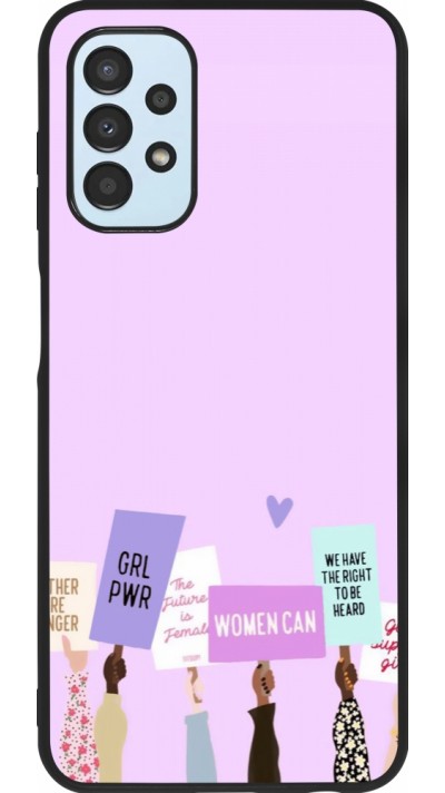 Coque Samsung Galaxy A13 5G - Silicone rigide noir Womens day 2026 9