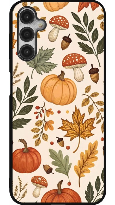 Coque Samsung Galaxy A14 5G - Silicone rigide noir Autumn 25 Autumn pattern
