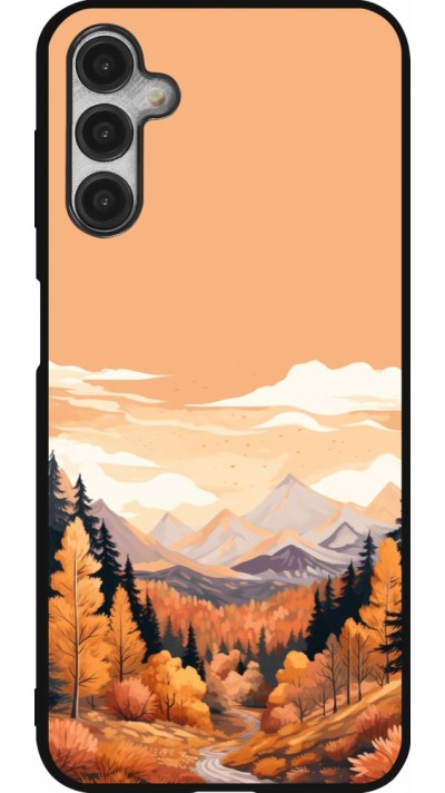 Coque Samsung Galaxy A14 5G - Silicone rigide noir Autumn 25 Mountains