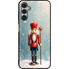 Samsung Galaxy A14 5G Case Hülle - Silikon schwarz Christmas 25 Nutcracker Snow