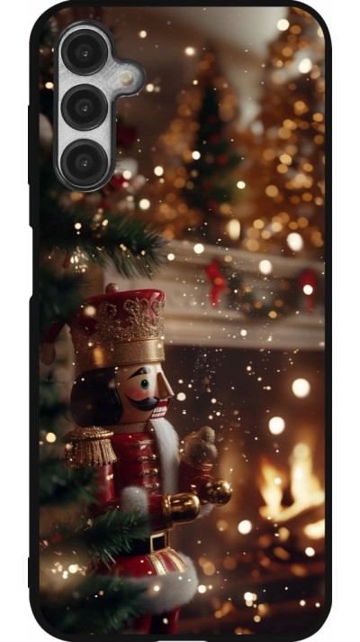 Coque Samsung Galaxy A14 5G - Silicone rigide noir Christmas 25 Xmas Nutcracker