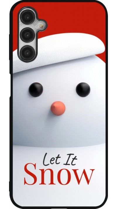 Coque Samsung Galaxy A14 5G - Silicone rigide noir Christmas 25 Xmas Snowman
