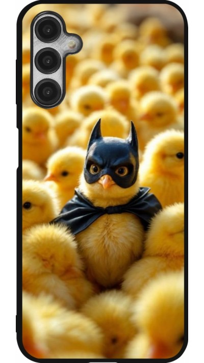 Coque Samsung Galaxy A14 5G - Silicone rigide noir Easter 2026 Chicken Batman