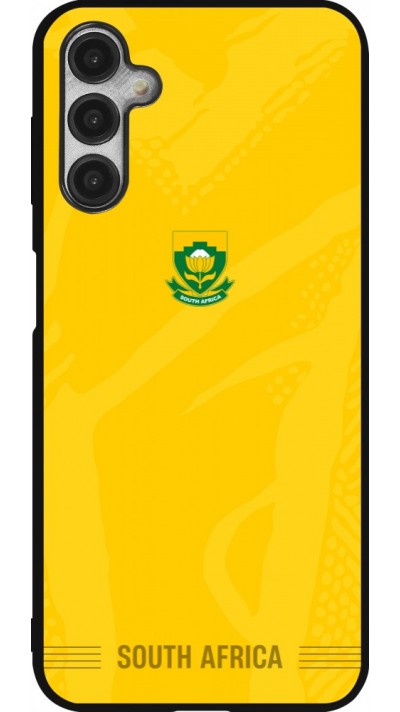 Coque Samsung Galaxy A14 5G - Silicone rigide noir Maillot de football Afrique du Sud 2026 personnalisable