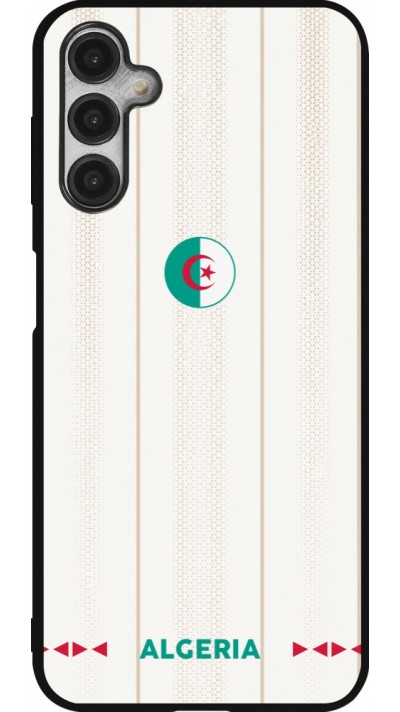 Coque Samsung Galaxy A14 5G - Silicone rigide noir Maillot de football Algérie 2026 personnalisable