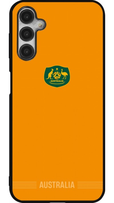 Coque Samsung Galaxy A14 5G - Silicone rigide noir Maillot de football Australie 2026 personnalisable