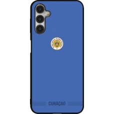 Coque Samsung Galaxy A14 5G - Silicone rigide noir Maillot de football Curaçao 2026 personnalisable