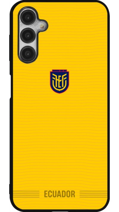 Coque Samsung Galaxy A14 5G - Silicone rigide noir Maillot de football E?quateur 2026 personnalisable