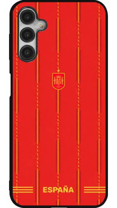 Coque Samsung Galaxy A14 5G - Silicone rigide noir Maillot de football Espagne 2026 personnalisable