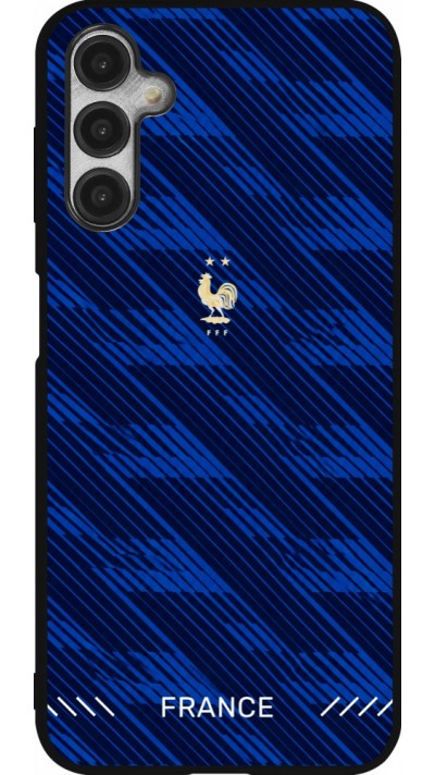 Coque Samsung Galaxy A14 5G - Silicone rigide noir Maillot de football France 2026 personnalisable