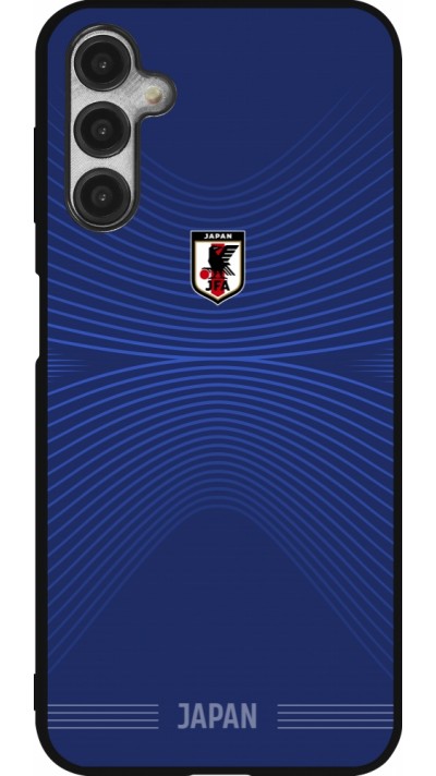 Coque Samsung Galaxy A14 5G - Silicone rigide noir Maillot de football Japon 2026 personnalisable