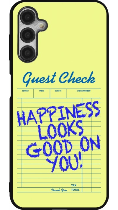 Coque Samsung Galaxy A14 5G - Silicone rigide noir Guest check 2026