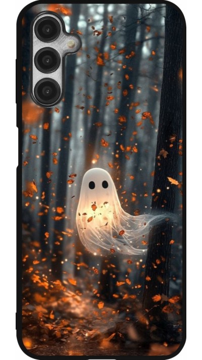 Coque Samsung Galaxy A14 5G - Silicone rigide noir Halloween 2025 Ghost in the forest Coque Samsung Galaxy A14 5G - Silicone rigide noir Halloween 2025 Ghost in the forest