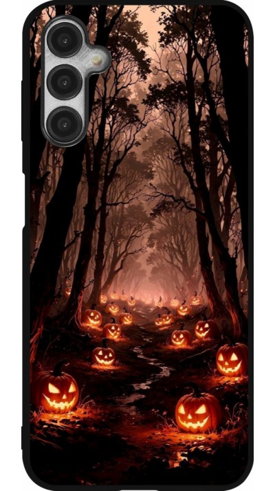 Coque Samsung Galaxy A14 5G - Silicone rigide noir Halloween 2025 Road of Terrifying Pumpkins Coque Samsung Galaxy A14 5G - Silicone rigide noir Halloween 2025 Road of Terrifying Pumpkins
