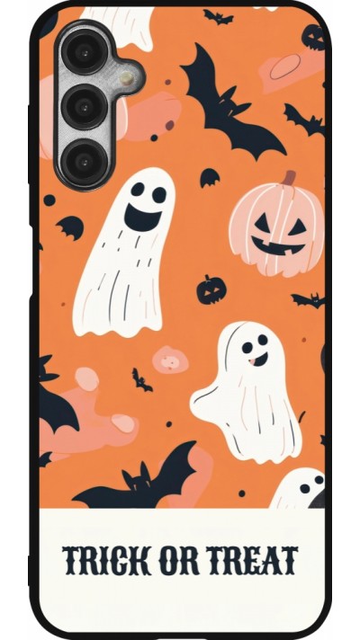 Coque Samsung Galaxy A14 5G - Silicone rigide noir Halloween 2025 Trick treat Coque Samsung Galaxy A14 5G - Silicone rigide noir Halloween 2025 Trick treat