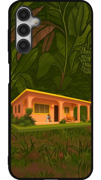 Coque Samsung Galaxy A14 5G - Silicone rigide noir Benitos house DTMF