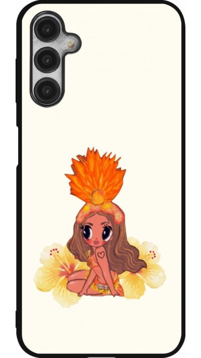 Coque Samsung Galaxy A14 5G - Silicone rigide noir Karol G Tropicoqueta