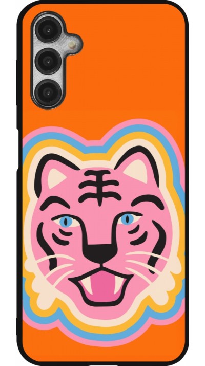Coque Samsung Galaxy A14 5G - Silicone rigide noir Lion colors 2026