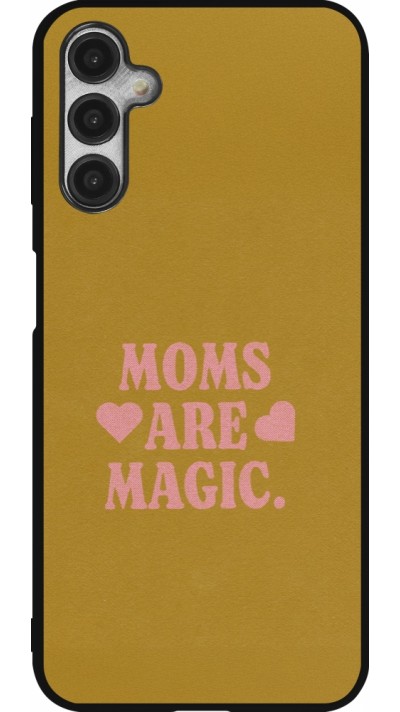 Coque Samsung Galaxy A14 5G - Silicone rigide noir Mom 2026 Are Magic