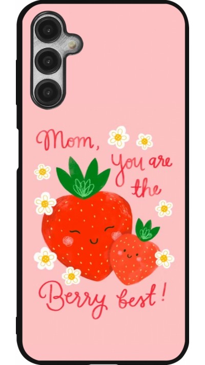 Coque Samsung Galaxy A14 5G - Silicone rigide noir Mom 2026 Berry best