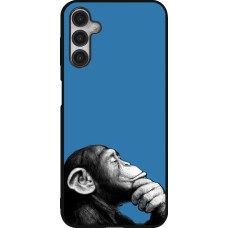 Coque Samsung Galaxy A14 5G - Silicone rigide noir Monkey Pop Art
