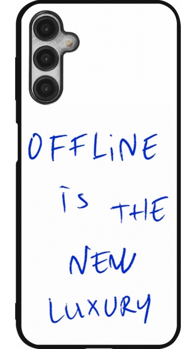 Coque Samsung Galaxy A14 5G - Silicone rigide noir Offline is the new luxury