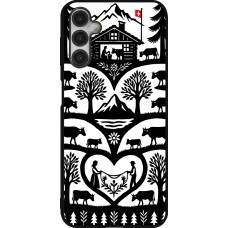 Coque Samsung Galaxy A14 5G - Silicone rigide noir Poya Suisse 2