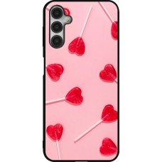 Coque Samsung Galaxy A14 5G - Silicone rigide noir Saint Valentines Day 26 Lollipop