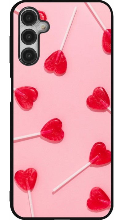 Samsung Galaxy A14 5G Case Hülle - Silikon schwarz Saint Valentines Day 26 Lollipop
