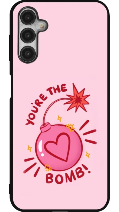 Samsung Galaxy A14 5G Case Hülle - Silikon schwarz Saint Valentines Day 26 You are the bomb