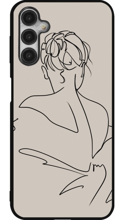 Samsung Galaxy A14 5G Case Hülle - Silikon schwarz Salnikova 05