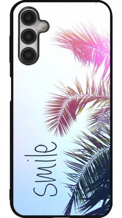 Samsung Galaxy A14 5G Case Hülle - Silikon schwarz Smile 05
