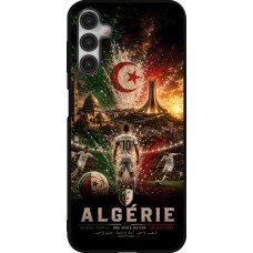 Coque Samsung Galaxy A14 5G - Silicone rigide noir Football Algérie splash 2026