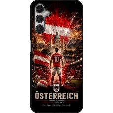 Coque Samsung Galaxy A14 5G - Silicone rigide noir Football Autriche splash 2026